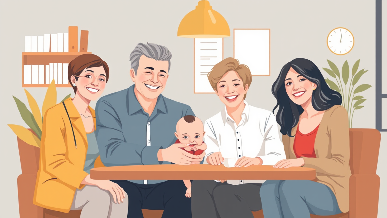 A Salesperson's Family Life