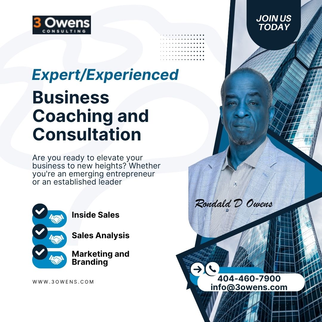 Coaching and consultation advertisement flyer